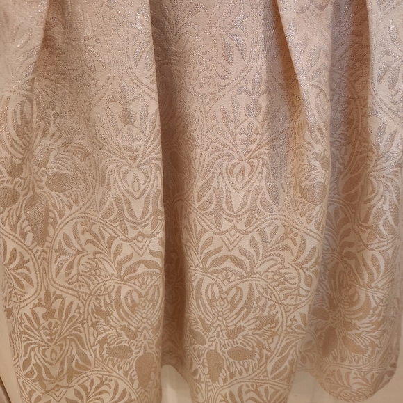 Gianni Bini -- White Brocade Cocktail Dress - Picture 11 of 12